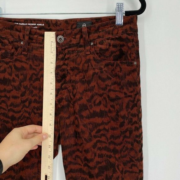 AG Adriano Goldschmied The Farrah Corduroy Pants Size 27 High Rise Skinny Ankle - Picture 11 of 12